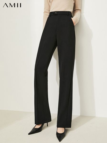 amii minimalism winter women pants office lady high waist wide leg pants loose elegant trousers for women casual pant 12120365cx220310, Black;white
amii minimalism winter women pants office lady high waist wide leg pants loose elegant trousers for women casual pant 12120365cx220310, Black;white
