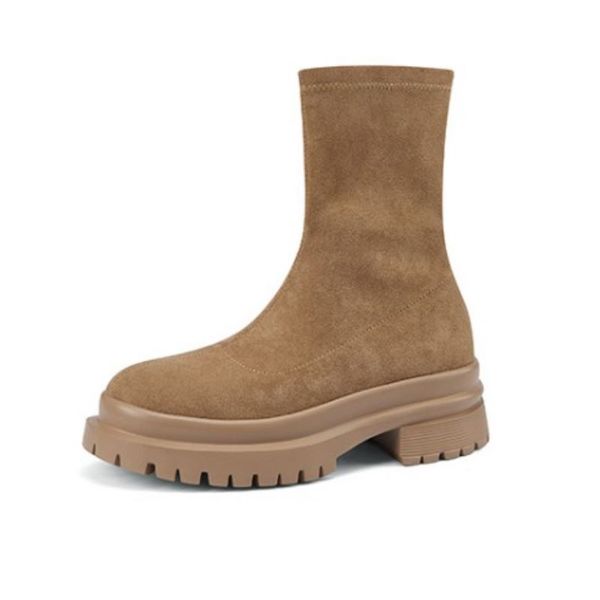 short boots for women 2022 real leather shoes thick bottom slip on solid color ankle boot female footwear size 35-40, Black
short boots for women 2022 real leather shoes thick bottom slip on solid color ankle boot female footwear size 35-40, Black