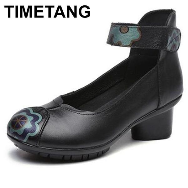 dress shoes timetang retro bohemian women pumps woman spring autumn genuine leather block thick heels ladies plus, Black
dress shoes timetang retro bohemian women pumps woman spring autumn genuine leather block thick heels ladies plus, Black
