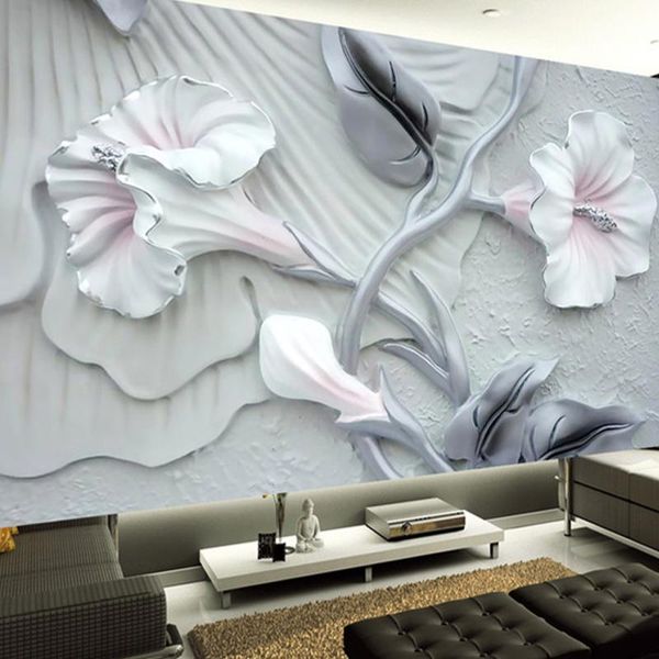 wallpapers european style 3d embossed lily flowers po wallpaper living room tv sofa restaurant mural wall cloth modern backdrop 3 d
wallpapers european style 3d embossed lily flowers po wallpaper living room tv sofa restaurant mural wall cloth modern backdrop 3 d