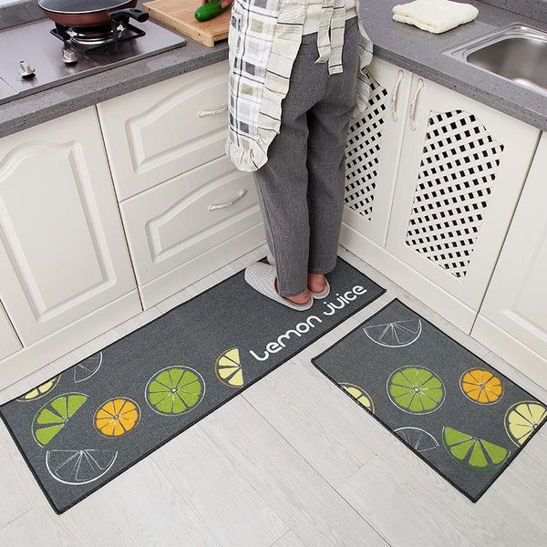 carpets paysota kitchen carpet cute fruit rectangle anti-skid mat