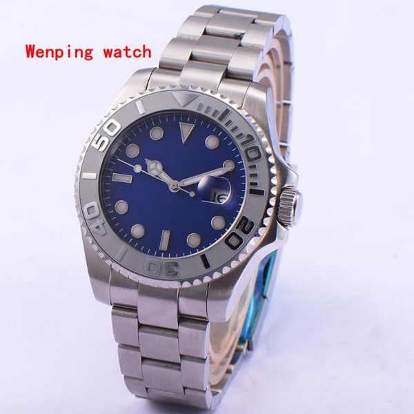 wristwatches fashion classic 43mm sapphire glass brushed stainless steel strap ceramics bezel automatic men's watch1889, Slivery;brown
wristwatches fashion classic 43mm sapphire glass brushed stainless steel strap ceramics bezel automatic men's watch1889, Slivery;brown