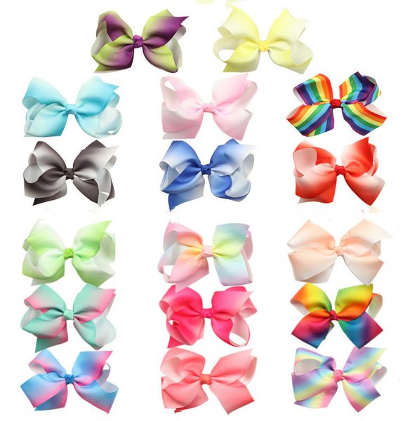 4 inch fashion ribbon bow hairpin clips girls rainbow bowknot headwear kids hair boutique bows baby hair children's accessories, Slivery;white
4 inch fashion ribbon bow hairpin clips girls rainbow bowknot headwear kids hair boutique bows baby hair children's accessories, Slivery;white