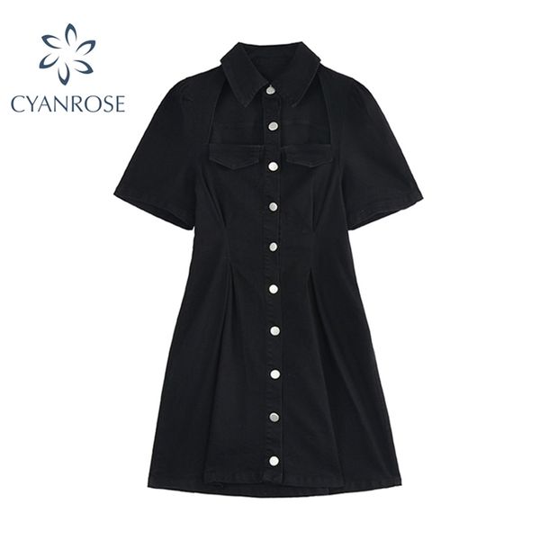 summer fashion hollow out shirt dress women's elegant single breasted cowboy dresses lady casual turn down vestiod 210430, Black;gray
summer fashion hollow out shirt dress women's elegant single breasted cowboy dresses lady casual turn down vestiod 210430, Black;gray