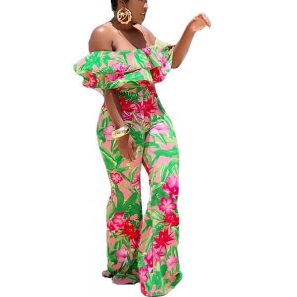 women's jumpsuits & rompers fashion slash neck ruffles floral print long women slim fitness pants ladies romper one piece wide leg over, Black;white
women's jumpsuits & rompers fashion slash neck ruffles floral print long women slim fitness pants ladies romper one piece wide leg over, Black;white