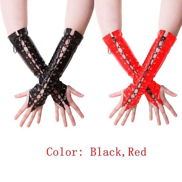 five fingers gloves solid black red pvc wet look leather fingerless elbow catsuit fetish punk gothic nightclub party long handwear, Blue;gray
five fingers gloves solid black red pvc wet look leather fingerless elbow catsuit fetish punk gothic nightclub party long handwear, Blue;gray