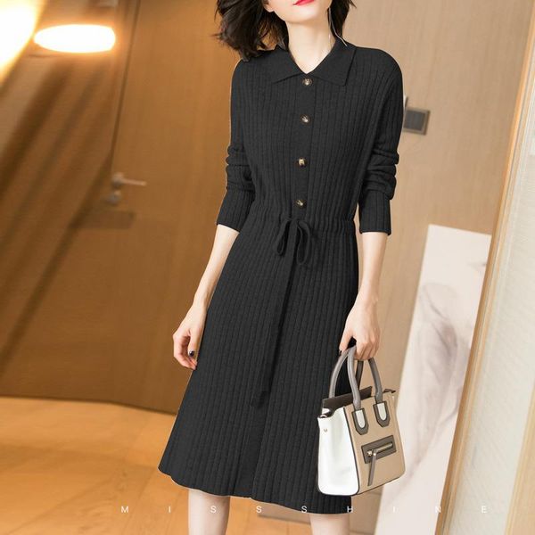 casual dresses autumn women bodycon sheath sweater dress knitted cotton long sleeve midi, Black;gray
casual dresses autumn women bodycon sheath sweater dress knitted cotton long sleeve midi, Black;gray