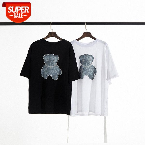 well double-sided bear reflective print all-match men and women short-sleeved t-shirt loose #xg5v, White;black
well double-sided bear reflective print all-match men and women short-sleeved t-shirt loose #xg5v, White;black
