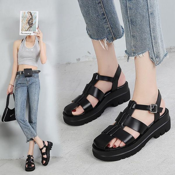 sandals fashion for women summer shoes black footwear thick sole brand soft comfortable a3638
sandals fashion for women summer shoes black footwear thick sole brand soft comfortable a3638
