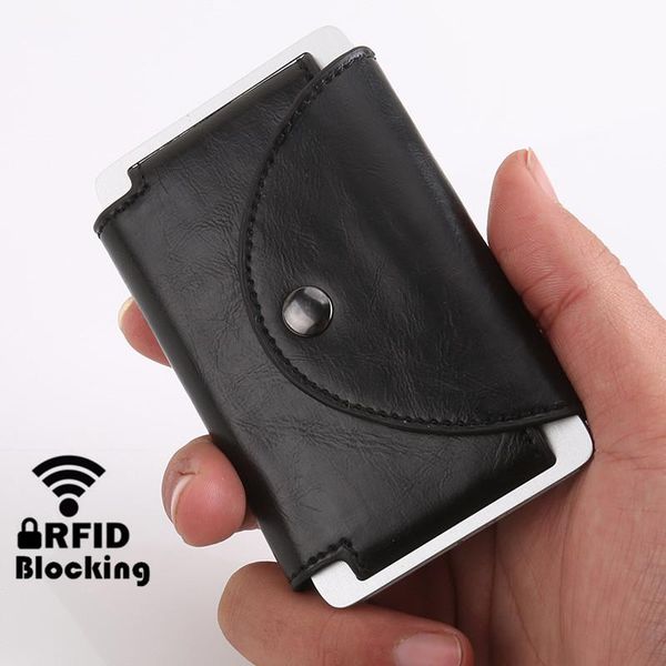card holders 2021 pu leather business name case holder men carzy horse/ grid id metal rfid, Brown;gray
card holders 2021 pu leather business name case holder men carzy horse/ grid id metal rfid, Brown;gray