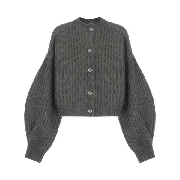 retro wool single-breasted sweater coat women's cardigans autumn korean loose long-sleeved knit cardigans fashion full 210420, White;black
retro wool single-breasted sweater coat women's cardigans autumn korean loose long-sleeved knit cardigans fashion full 210420, White;black