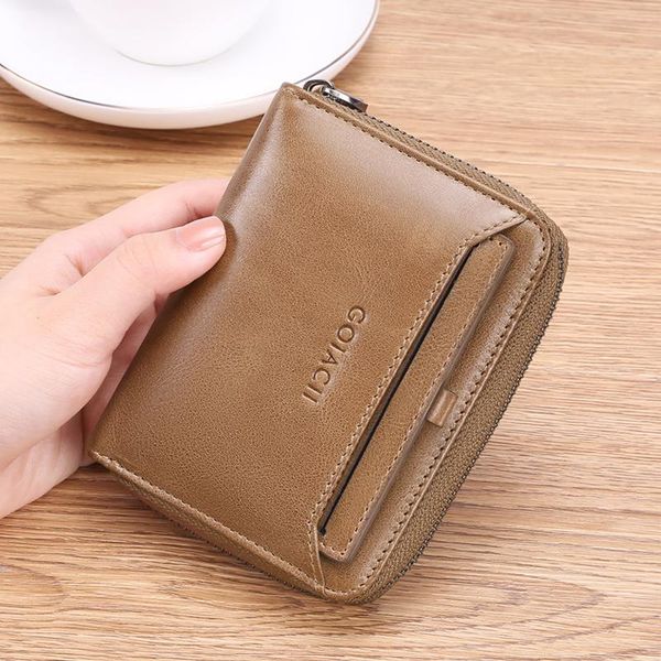 wallets men's wallet short leather zipper retro wax oil cowhide driving license card package vertical, Red;black
wallets men's wallet short leather zipper retro wax oil cowhide driving license card package vertical, Red;black