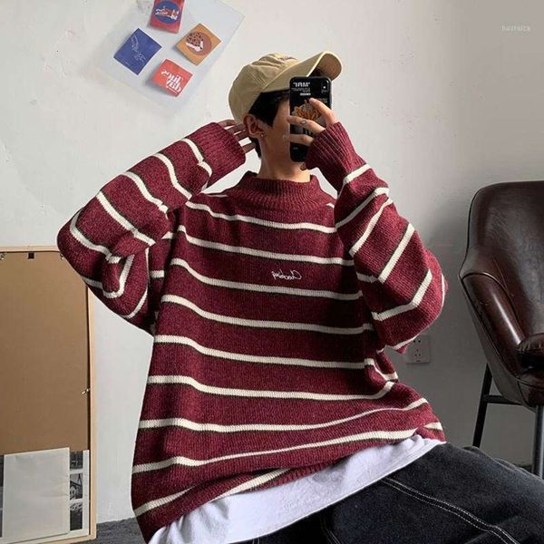 sweaters men's half-turtleneck embroidered striped sweater winter warm woman korean streetwear fashion pullovers1 vdct, White;black
sweaters men's half-turtleneck embroidered striped sweater winter warm woman korean streetwear fashion pullovers1 vdct, White;black