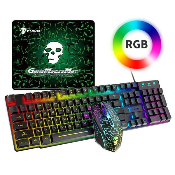 keyboards rainbow rgb multi backlight usb wired gaming keyboard mouse pad set office e-sports accessories
keyboards rainbow rgb multi backlight usb wired gaming keyboard mouse pad set office e-sports accessories
