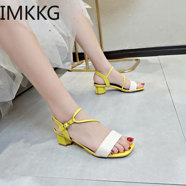 women shoes high heel sandals elegant solid woman summer heels chunky buckle ladies sandale femme a00287, Black
women shoes high heel sandals elegant solid woman summer heels chunky buckle ladies sandale femme a00287, Black