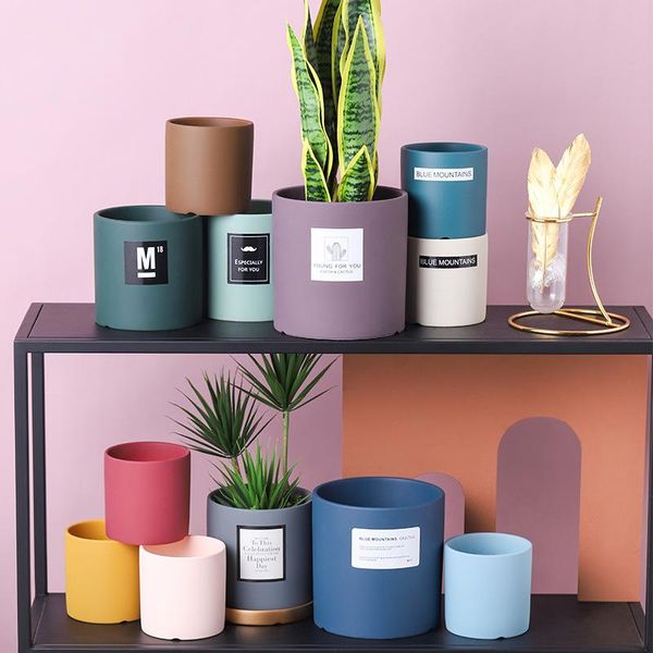 planters & pots 1pc cylindrical flowerpot indoor green plant flower pot cactus potted with golden tray ceramic
planters & pots 1pc cylindrical flowerpot indoor green plant flower pot cactus potted with golden tray ceramic