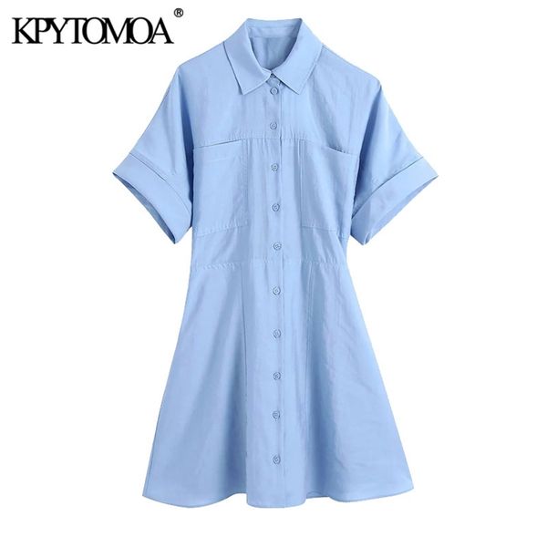 women chic fashion with pockets button-up mini shirt dress short sleeve back elastic female dresses mujer 210420, Black;gray
women chic fashion with pockets button-up mini shirt dress short sleeve back elastic female dresses mujer 210420, Black;gray