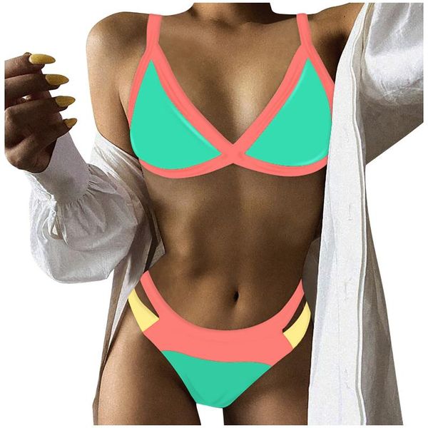 color block gather split bikini swimwear women sling beach party high waist cover-up print casual swimsuit #k women's, White;black
color block gather split bikini swimwear women sling beach party high waist cover-up print casual swimsuit #k women's, White;black