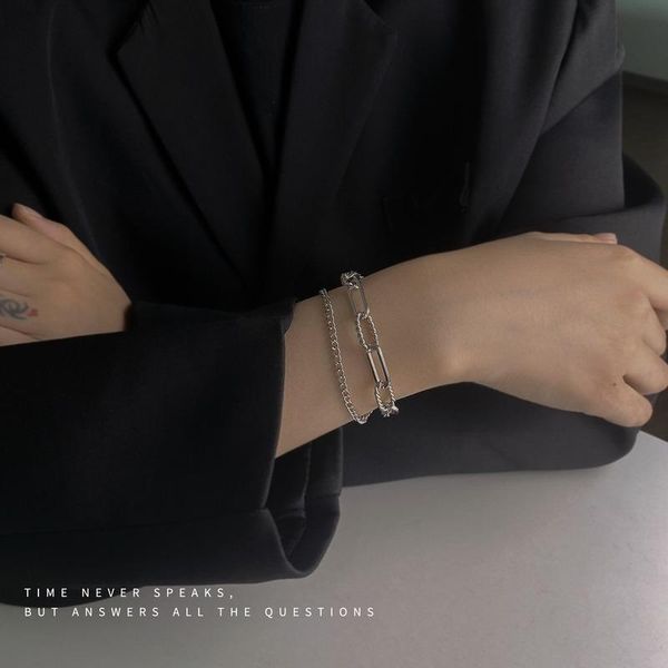 link, chain simple women bracelet elegant bracelets woman korean fashion hollow bangles jewelry silver color trendy zinc alloy armband, Black
link, chain simple women bracelet elegant bracelets woman korean fashion hollow bangles jewelry silver color trendy zinc alloy armband, Black