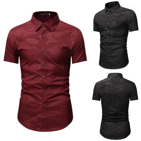 men's dress shirts 2021 shirt business casual style short-sleeved button up camouflage print luxury, White;black
men's dress shirts 2021 shirt business casual style short-sleeved button up camouflage print luxury, White;black