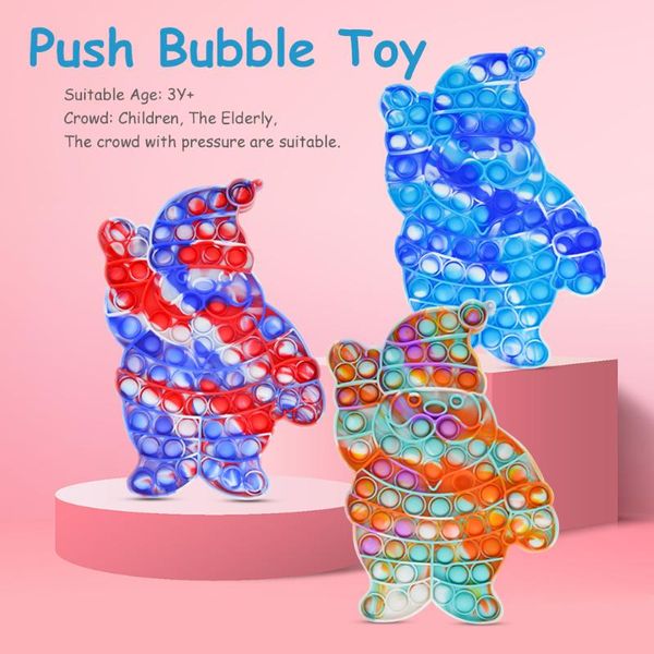 party favor christmas gift santa push bubble toy autism puzzle relaxing reliver decompression children squeeze game
party favor christmas gift santa push bubble toy autism puzzle relaxing reliver decompression children squeeze game