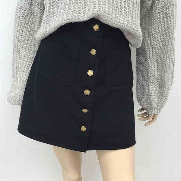 lism denim short skirt summer women a-line single button skirts high waist slim pocket causal short mini skirt with belt 210401, Black
lism denim short skirt summer women a-line single button skirts high waist slim pocket causal short mini skirt with belt 210401, Black