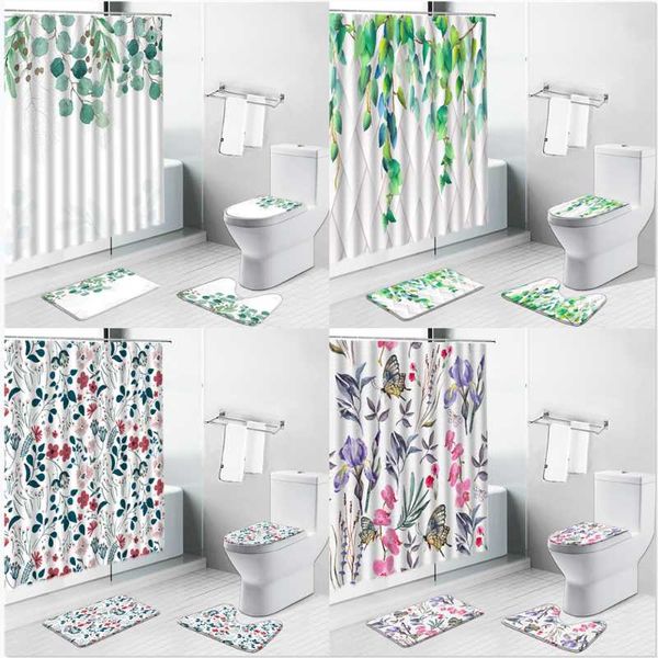 shower curtains green leaves flower leaf non-slip bath mat toilet cover rug kitchen carpet watercolor bathroom decor curtain set
shower curtains green leaves flower leaf non-slip bath mat toilet cover rug kitchen carpet watercolor bathroom decor curtain set