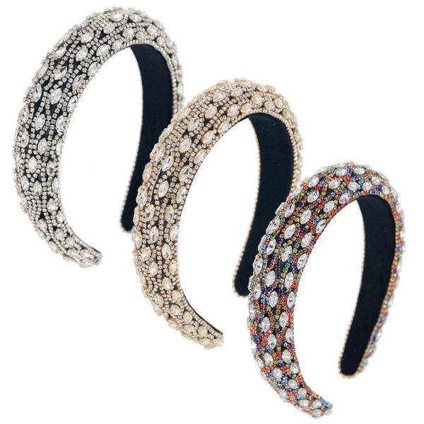 hair clips & barrettes fashion baroque headbands shiny rhinestones luxury beaded sparkly padded bands hoop for women wedding accessories, Golden;silver
hair clips & barrettes fashion baroque headbands shiny rhinestones luxury beaded sparkly padded bands hoop for women wedding accessories, Golden;silver