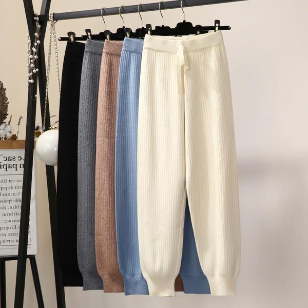 nomikuma 2021 autumn winter knitted harem pants bow tie stretch high waist ankle trousers causal solid feminimos 6c507 women's & capris, Black;white
nomikuma 2021 autumn winter knitted harem pants bow tie stretch high waist ankle trousers causal solid feminimos 6c507 women's & capris, Black;white