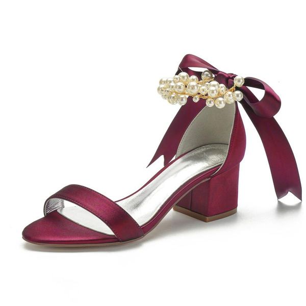 sandals block heels pearls wedding shoes for bride open toe mid ribbon prom evening formal party dress women, Black
sandals block heels pearls wedding shoes for bride open toe mid ribbon prom evening formal party dress women, Black