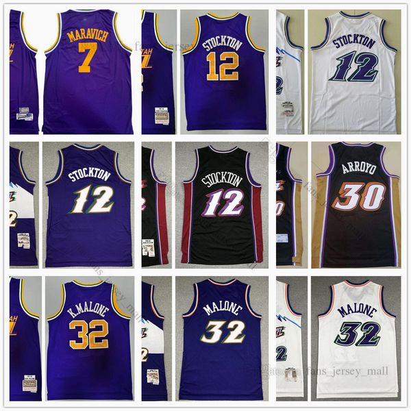 stitched mitchell ness jersey basketball 32 karl malone 12 john stockton 30 carlos arroyo 7 pete maravich retro white blue black 91-92 96-97, Black;red
stitched mitchell ness jersey basketball 32 karl malone 12 john stockton 30 carlos arroyo 7 pete maravich retro white blue black 91-92 96-97, Black;red