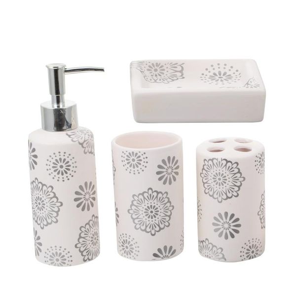 bath accessory set 4 pcs bathroom sanitary utensils ceramic personal washing (assorted color)
bath accessory set 4 pcs bathroom sanitary utensils ceramic personal washing (assorted color)