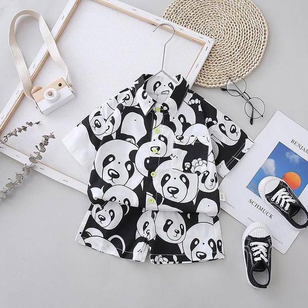 clothing sets 2021 summer baby boys fully print cartoon clothes set toddler girls panda short sleeve shirt +shorts kids fashion suits, White
clothing sets 2021 summer baby boys fully print cartoon clothes set toddler girls panda short sleeve shirt +shorts kids fashion suits, White