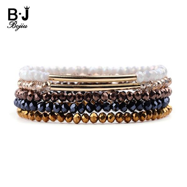 charm bracelets bojiu 5 pcs/set trendy crystal for women elastic copper tube natural blue gold white brown bracelet bcset222, Golden;silver
charm bracelets bojiu 5 pcs/set trendy crystal for women elastic copper tube natural blue gold white brown bracelet bcset222, Golden;silver
