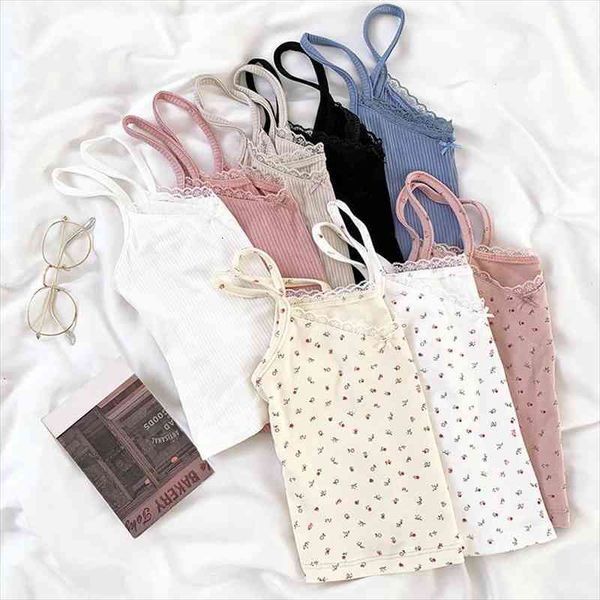 lace patchwork summer tank women fitted camis girl cute floral print cozy elastic corset t-shirt female, White
lace patchwork summer tank women fitted camis girl cute floral print cozy elastic corset t-shirt female, White