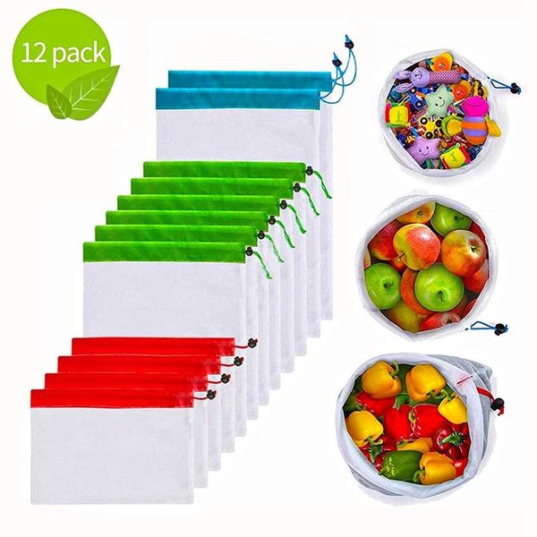 storage bags 12pcs reusable mesh produce with drawstring,washable and see through tare weight tags for shopping,fruit,vegetable
storage bags 12pcs reusable mesh produce with drawstring,washable and see through tare weight tags for shopping,fruit,vegetable