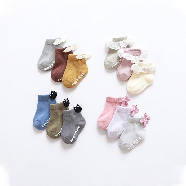 3pair/lot baby girl cute lace ruffle bow socks born infant cartoon soft cotton anti slip short sock kids clothes accessories, Pink;yellow
3pair/lot baby girl cute lace ruffle bow socks born infant cartoon soft cotton anti slip short sock kids clothes accessories, Pink;yellow