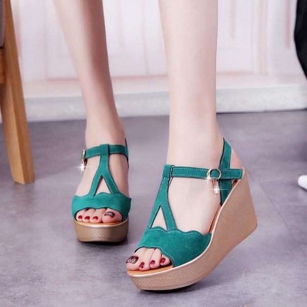 women shoes open toe breathable beach sandals rome buckle strap casual wedges buty damskie sandalias de verano para mujer, Black
women shoes open toe breathable beach sandals rome buckle strap casual wedges buty damskie sandalias de verano para mujer, Black