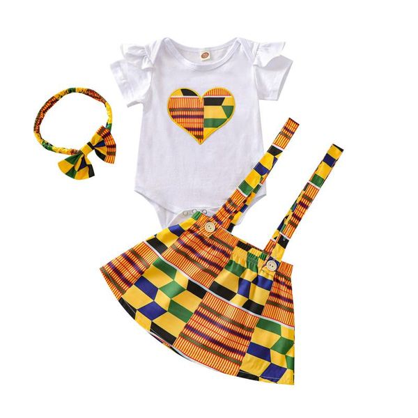 girl's three piece set infant's sleeve cartoon printed romper irregular pattern skirt hair band for born clothing sets, White
girl's three piece set infant's sleeve cartoon printed romper irregular pattern skirt hair band for born clothing sets, White