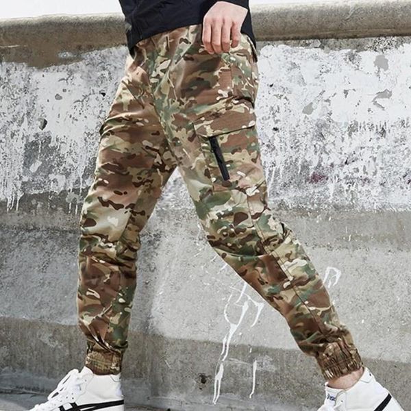 men's pants tactical jogger men streetwear us army military camouflage cargo work trousers urban casual, Black
men's pants tactical jogger men streetwear us army military camouflage cargo work trousers urban casual, Black