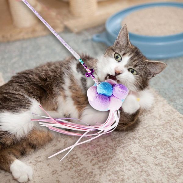 cat toys kitten wand teasing pole classic colors simple enduring with tassel plush doll interactive pet funny
cat toys kitten wand teasing pole classic colors simple enduring with tassel plush doll interactive pet funny