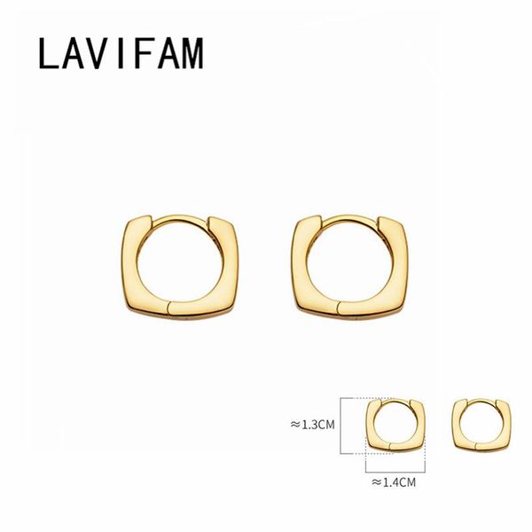 hoop & huggie 925 sterling silver smooth round edge square earrings women circle ear earring charm jewelry prevent allergy, Golden;silver
hoop & huggie 925 sterling silver smooth round edge square earrings women circle ear earring charm jewelry prevent allergy, Golden;silver