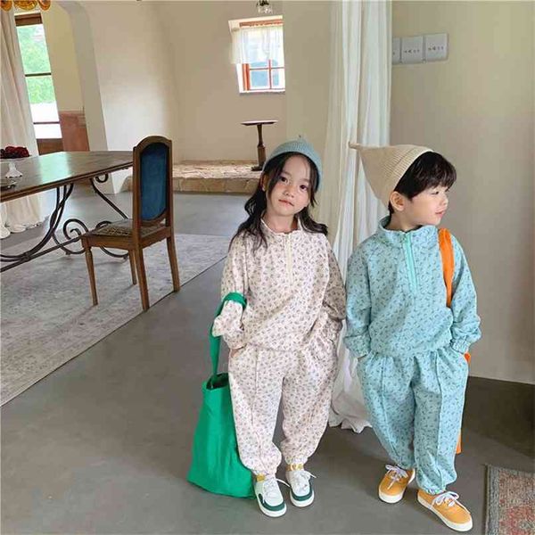 milancel autumn kids clothes floral suit cotton set for brothers and girls sets korean girls clothes 210914, White
milancel autumn kids clothes floral suit cotton set for brothers and girls sets korean girls clothes 210914, White
