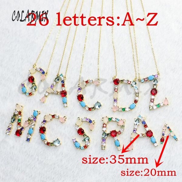 pendant necklaces 6pcs rainbow zircon letter necklace a-z wholes set jewelry named for lady gift 5242, Silver
pendant necklaces 6pcs rainbow zircon letter necklace a-z wholes set jewelry named for lady gift 5242, Silver
