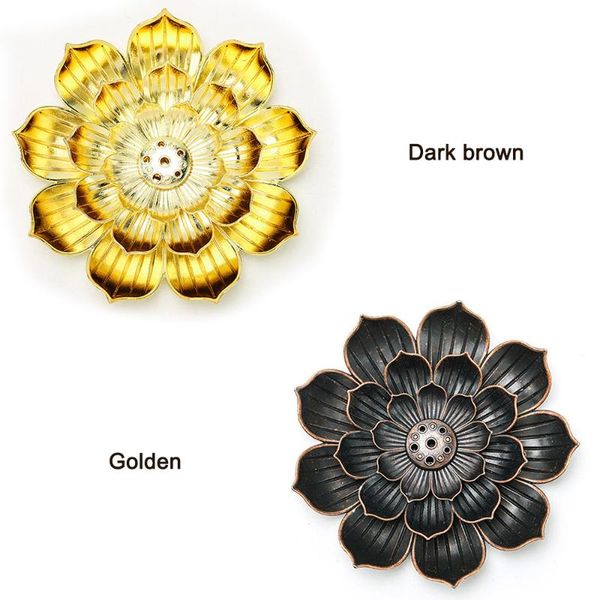 incense censer holder kirsite diffuser burner antique lotus-shaped retro lotus yoga fragrance lamps
incense censer holder kirsite diffuser burner antique lotus-shaped retro lotus yoga fragrance lamps