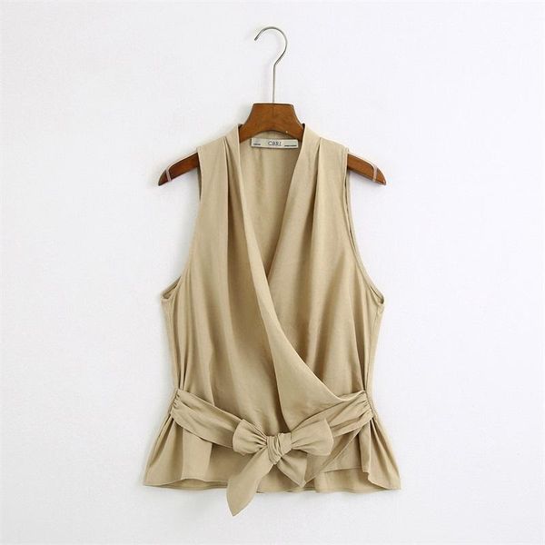 women's blouses & shirts h.sa 2021 summer blouse for women solid color khaki elegant bow tie ol sleeveless v neck drap formal blusa, White
women's blouses & shirts h.sa 2021 summer blouse for women solid color khaki elegant bow tie ol sleeveless v neck drap formal blusa, White