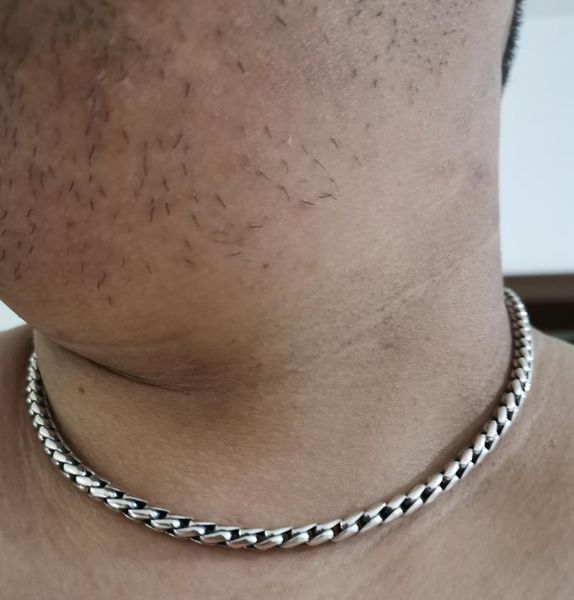 solid 925 sterling thai silver dragon bone shape link chain necklace men women jewelry 5mm a3305 chains
solid 925 sterling thai silver dragon bone shape link chain necklace men women jewelry 5mm a3305 chains