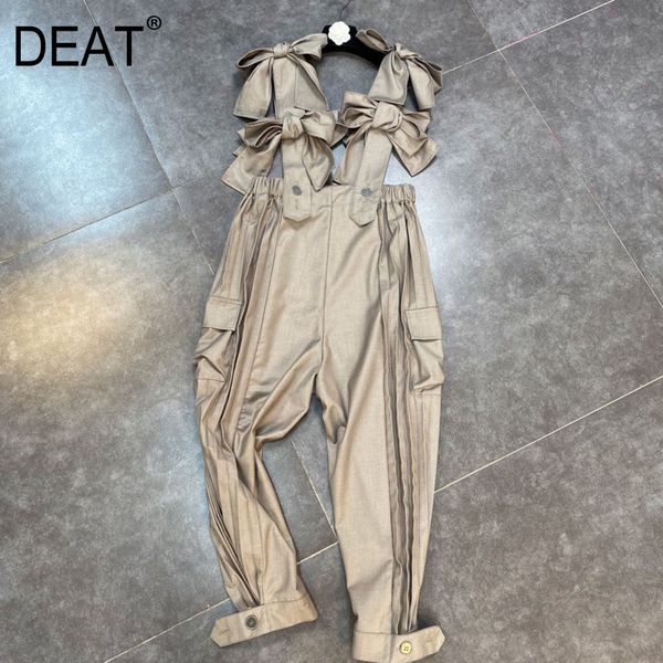 women's jumpsuits & rompers deat women suit solid color spring summer ladies bowtie pocket overalls hr419 x8u6, Black;white
women's jumpsuits & rompers deat women suit solid color spring summer ladies bowtie pocket overalls hr419 x8u6, Black;white