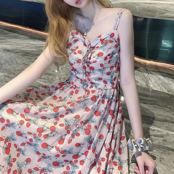 casual dresses houzhou strawberry dress summer slip sleeveless midi off shoulder sundresses women cute kawaii robe, Black;gray
casual dresses houzhou strawberry dress summer slip sleeveless midi off shoulder sundresses women cute kawaii robe, Black;gray