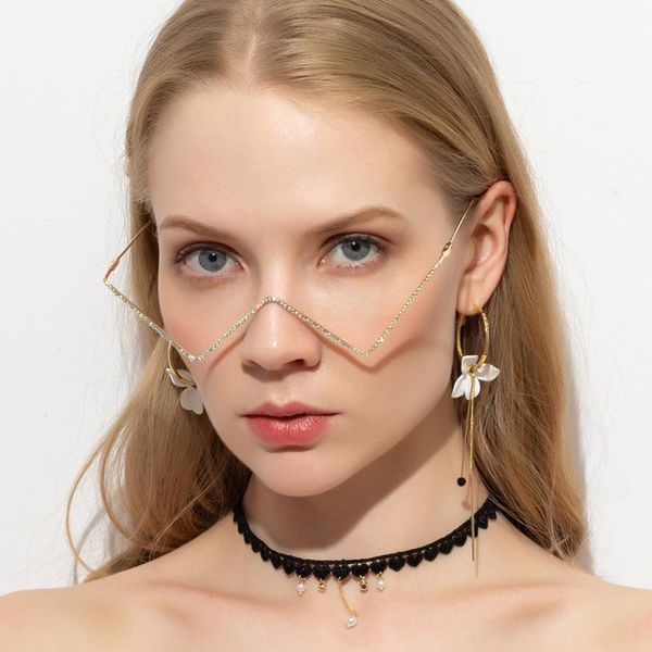 fashion sunglasses frames unique without lens personality ultralight metal glasses crystal shiny party silver gold rhinestones shades eyewea, Black
fashion sunglasses frames unique without lens personality ultralight metal glasses crystal shiny party silver gold rhinestones shades eyewea, Black